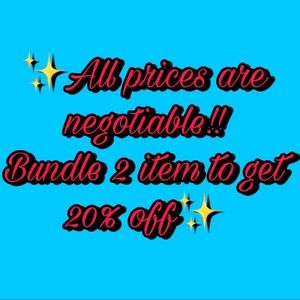 Negotiate with me 😊